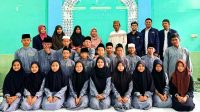 Tim Mahasiswa MPAI UAD bersama santri Pondok Pesantren Panti Asuhan Abdul Alim Muhammadiyah Imogiri, Sabtu (13/7/2024). (foto : Abu Risky)