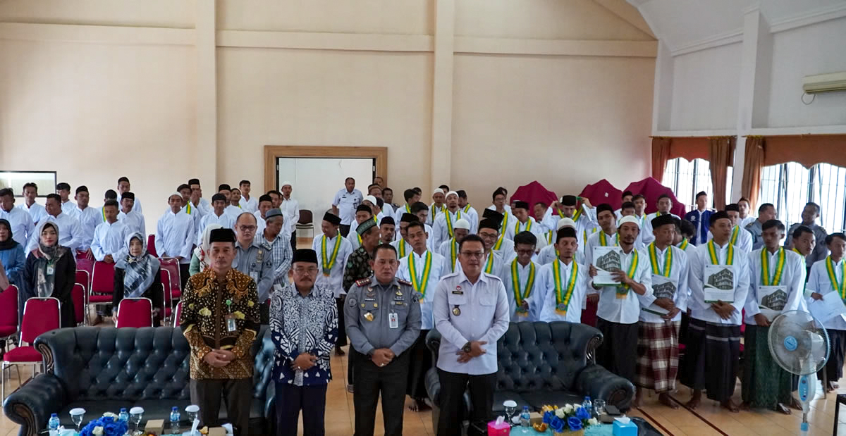 Wisuda Santri Pesantren At-Tawwabin Lapas Narkotika IIA Yogyakarta (foto: IPK)