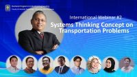 Leaflet Webinar Internasional 'Konsep sistem thinking di problem transportasi.' (foto : istimewa)