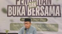 Edy Suandi Hamid saat menyampaikan sambutan di Pengajian dan Buka Puasa Bersama Pengurus MES DIY. (foto : istimewa)